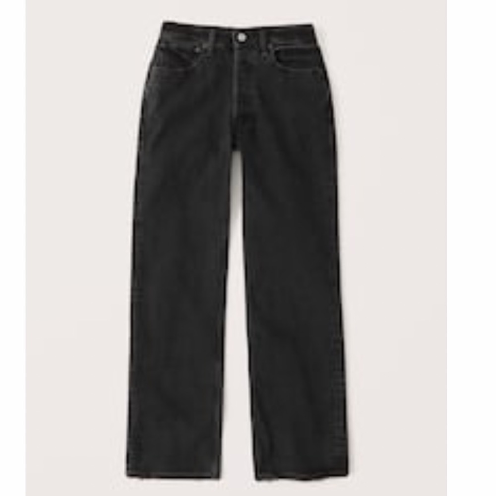 Abercrombie 90’s style low rise (mid rise IMO) jeans